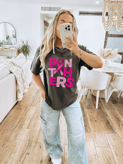 Pink Panthers Graphic Tee Breast Cancer Awareness