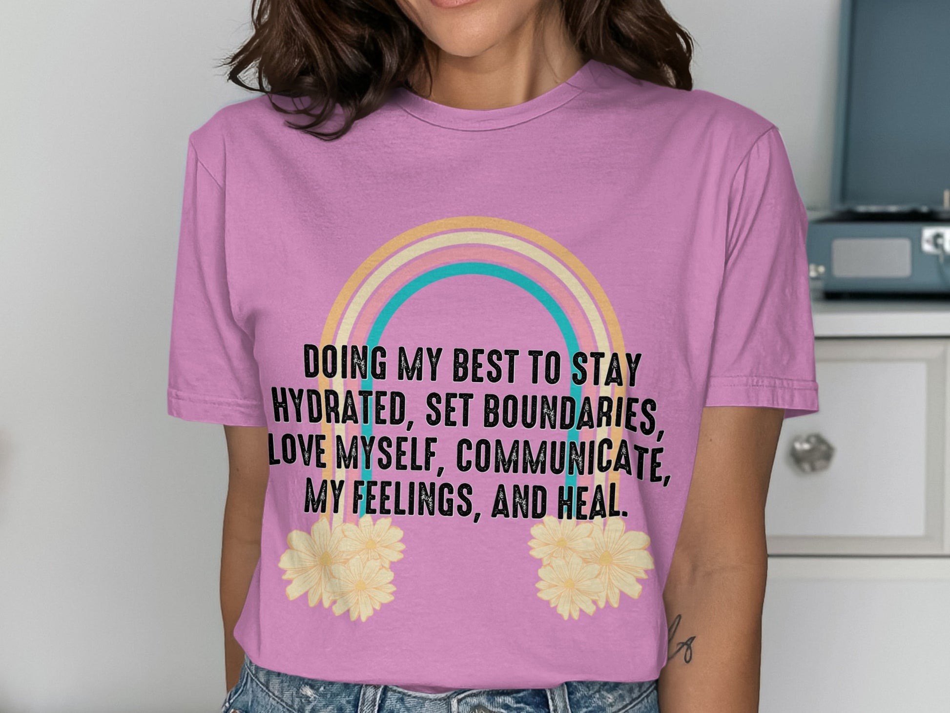 Stay Hydrated Set Boundaries Communicate Heal T-Shirt