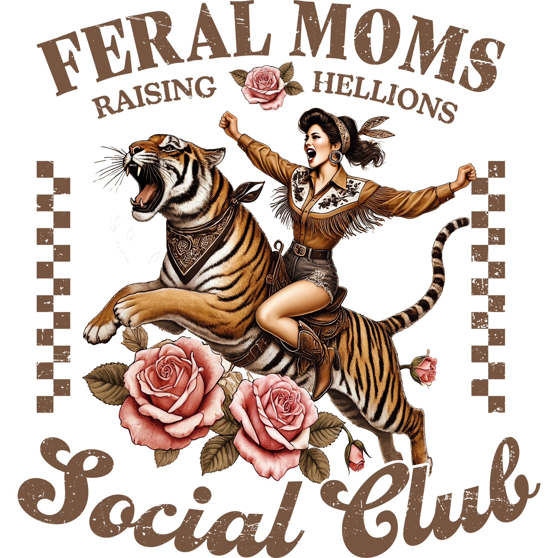 Feral Moms Raising Hellions Social Club design