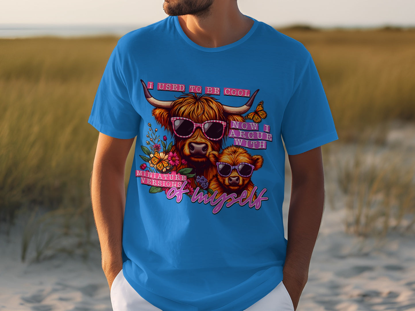I Used To Be Cool Now I Argue With Miniature Version T-Shirt