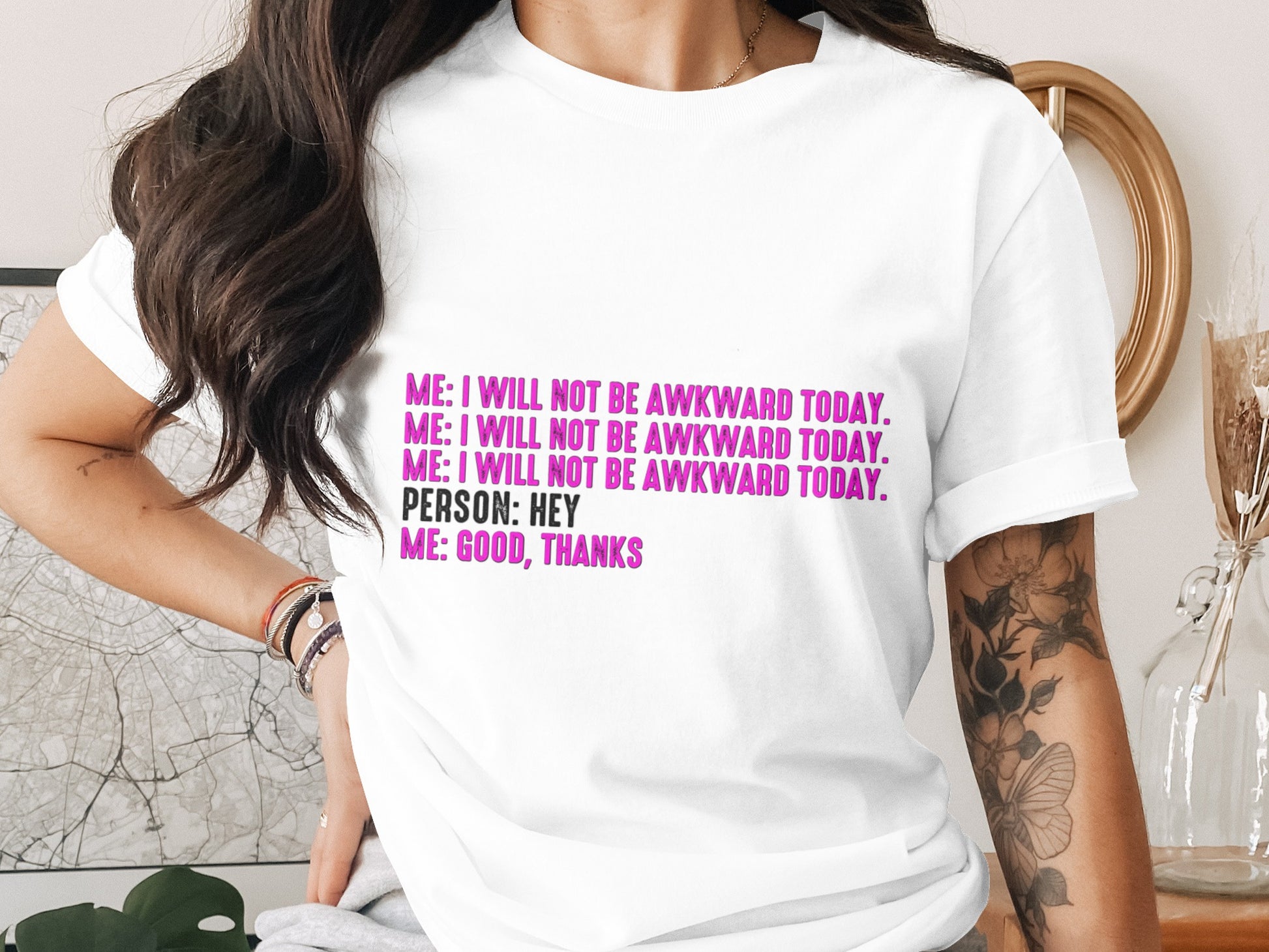 Funny Positive Affirmation Tee Fashion Statement