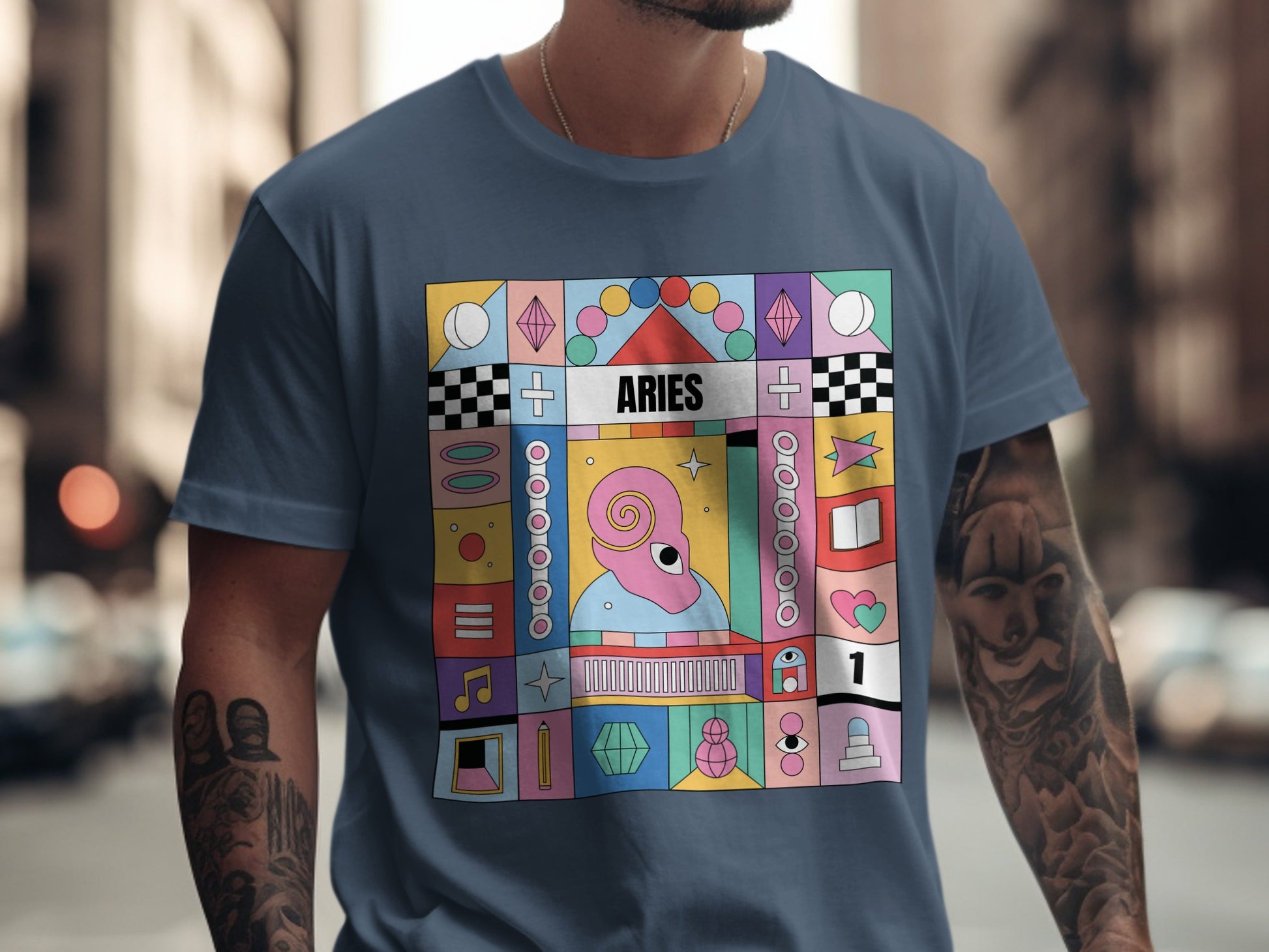 Aries Astrology Inspired Graphic T-shirt