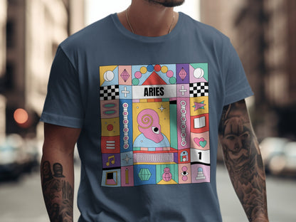 Aries Astrology Inspired Graphic T-shirt