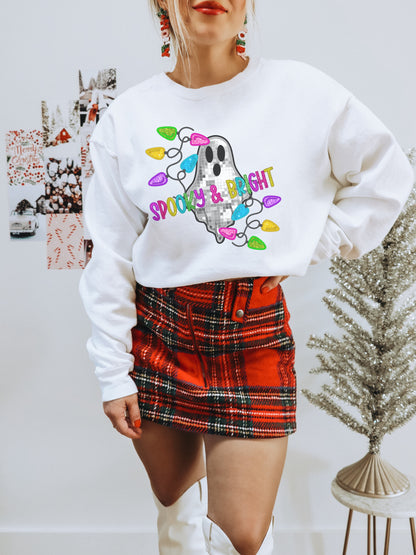 Spooky and Bright Christmas Tree Sweatshirt
