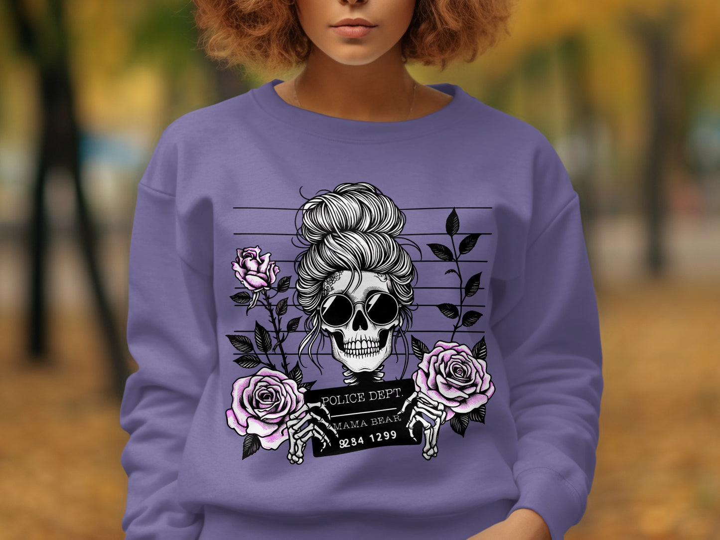 Skull Design Sweatshirt for Casual Wear and Comfort