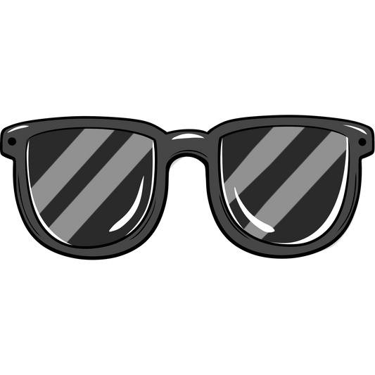 Classic Black Frame Sunglasses with Dark Lenses Product
