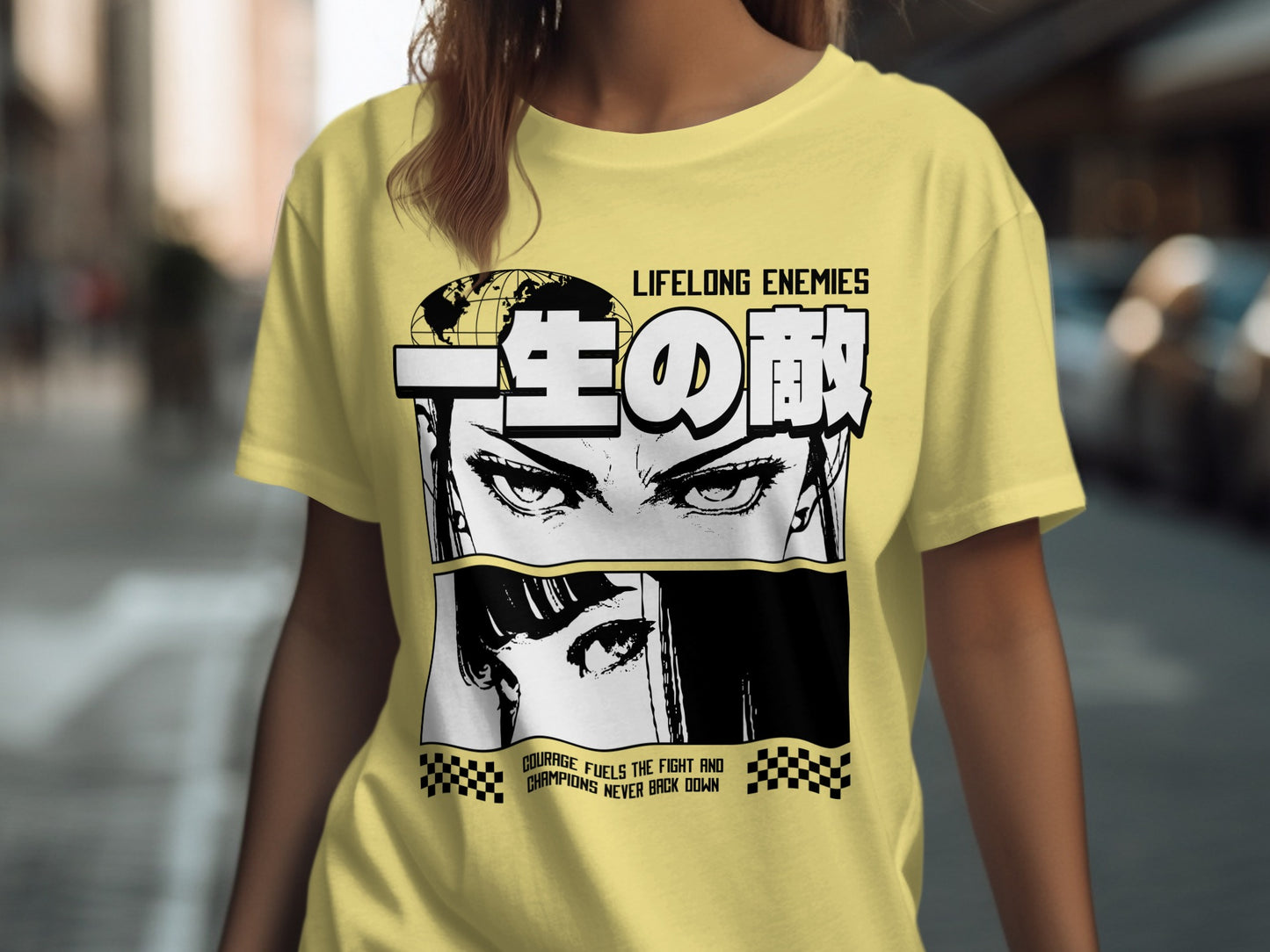 Lifelong Enemies Graphic Tee This Eye-Catching Design