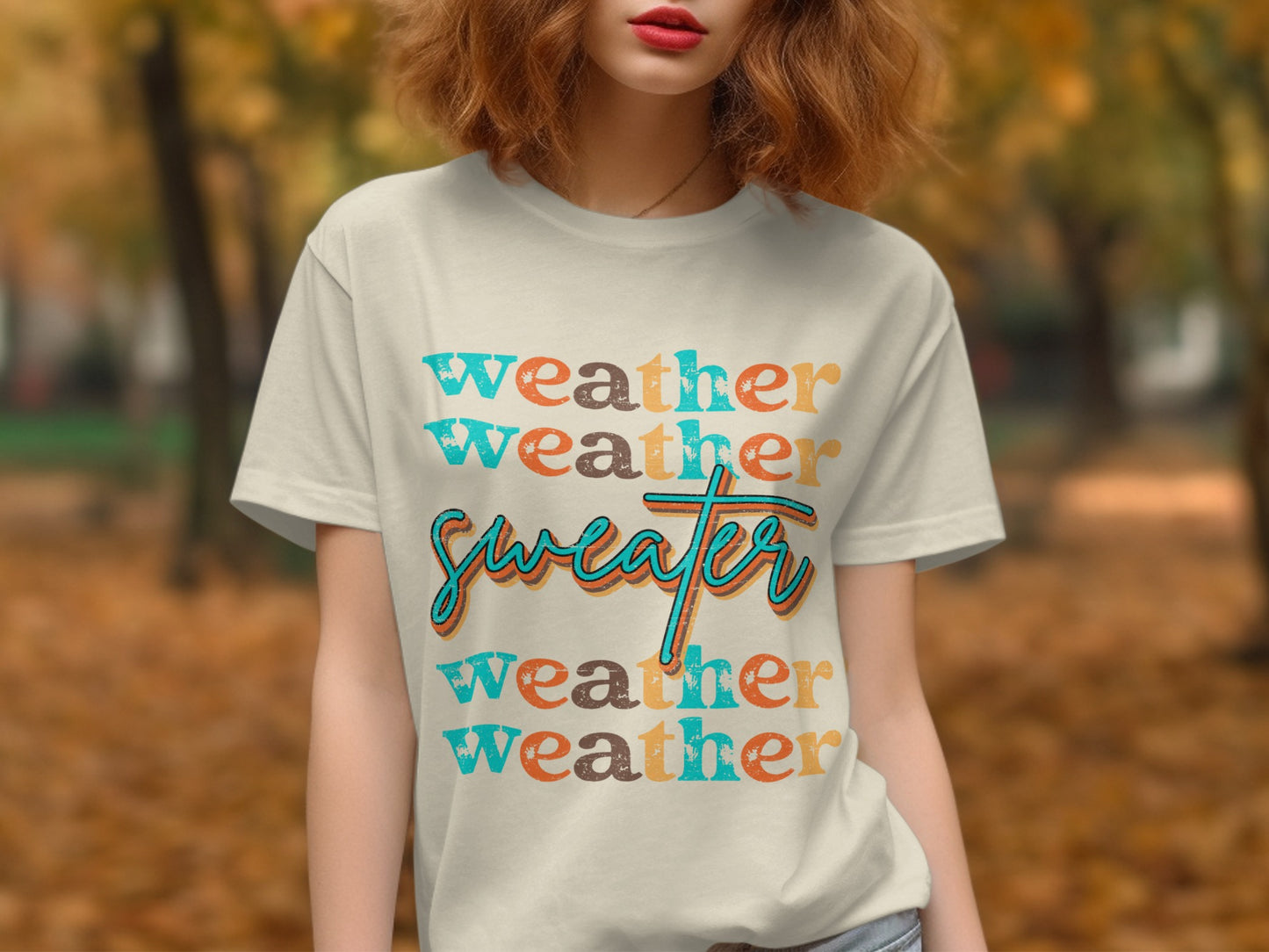 Weather Sweater Graphic Tee Summer Fashion