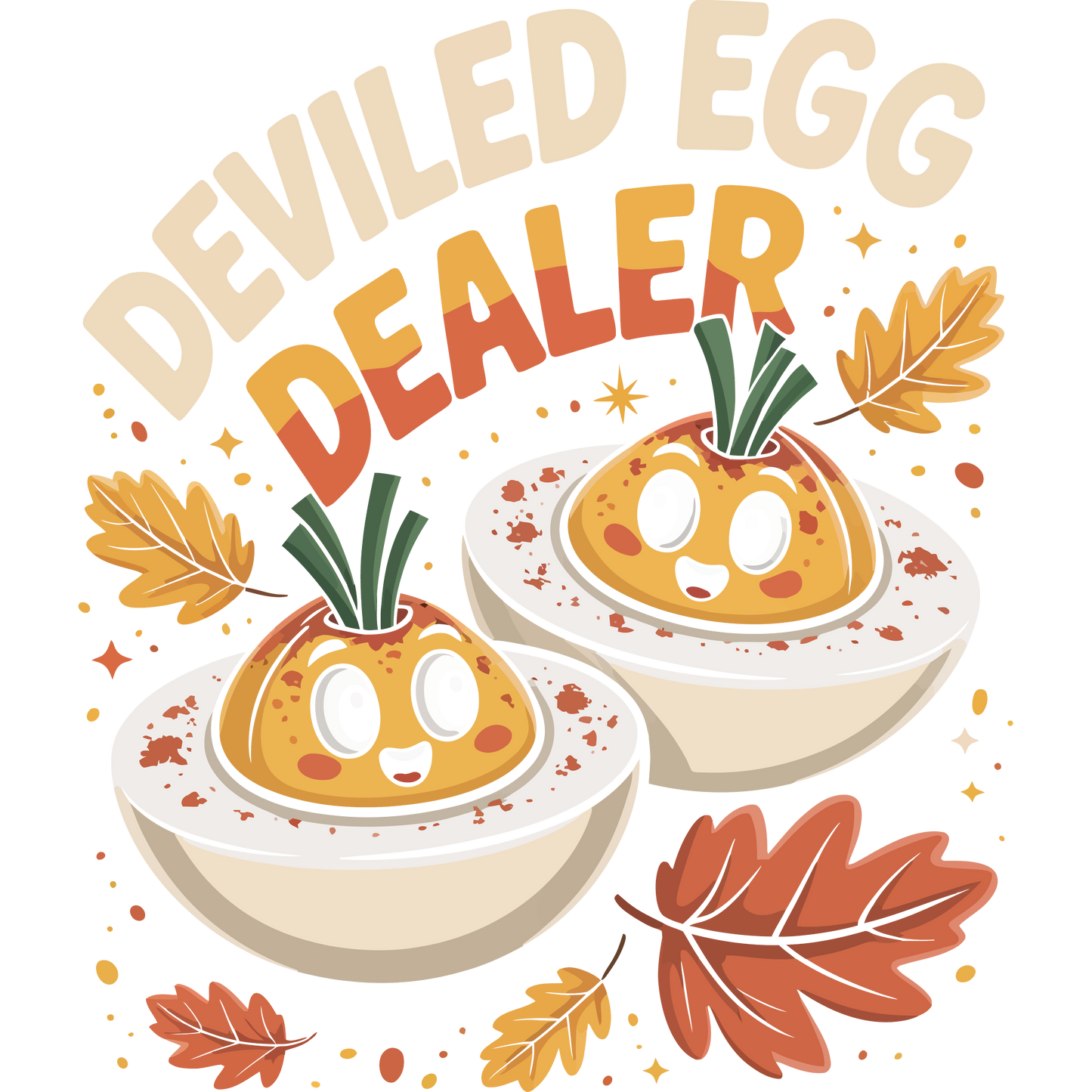 Deviled Egg Dealer Autumn Themed Graphic Tee