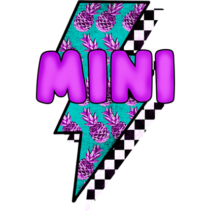 MINI Lightning Pineapple Checkerboard Design