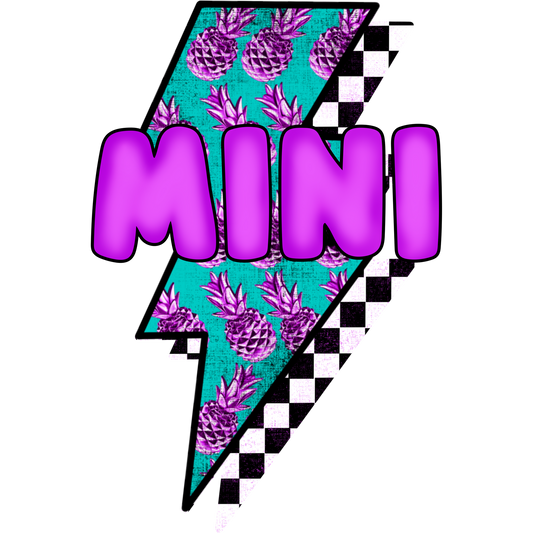 MINI Lightning Pineapple Checkerboard Design