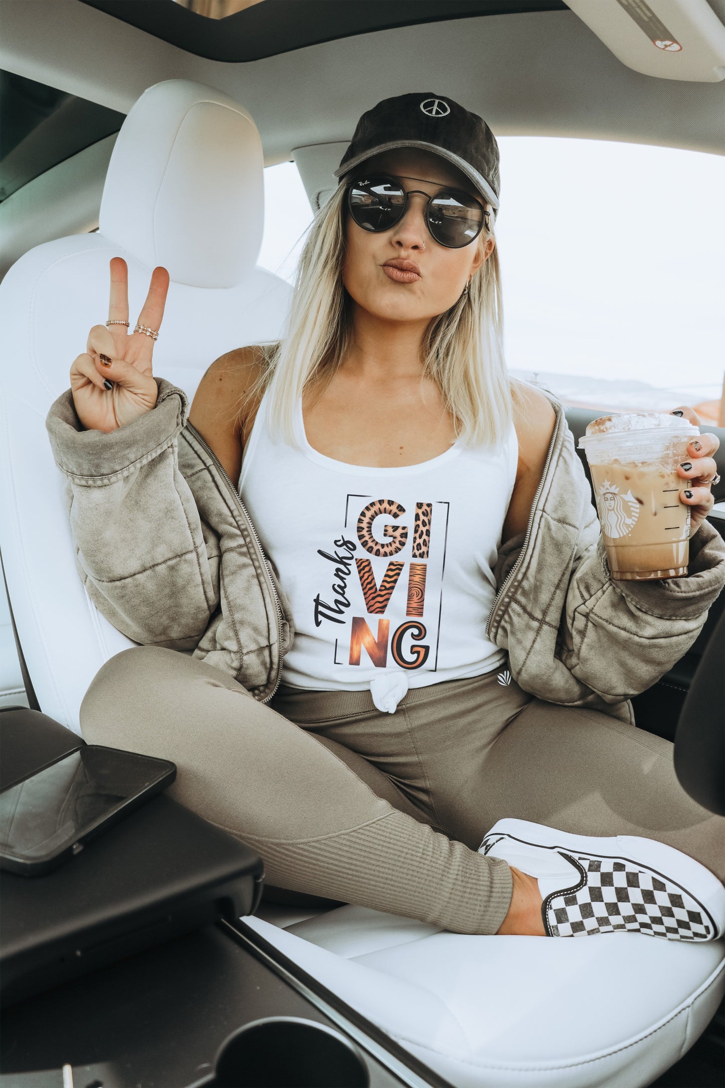 Trendy Thanksgiving Graphic Top for Festive Celebrations