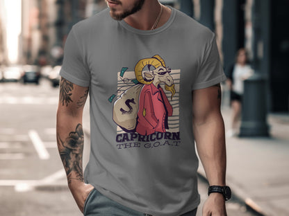 Capricorn The G.O.A.T Stylish Streetwear Shirt