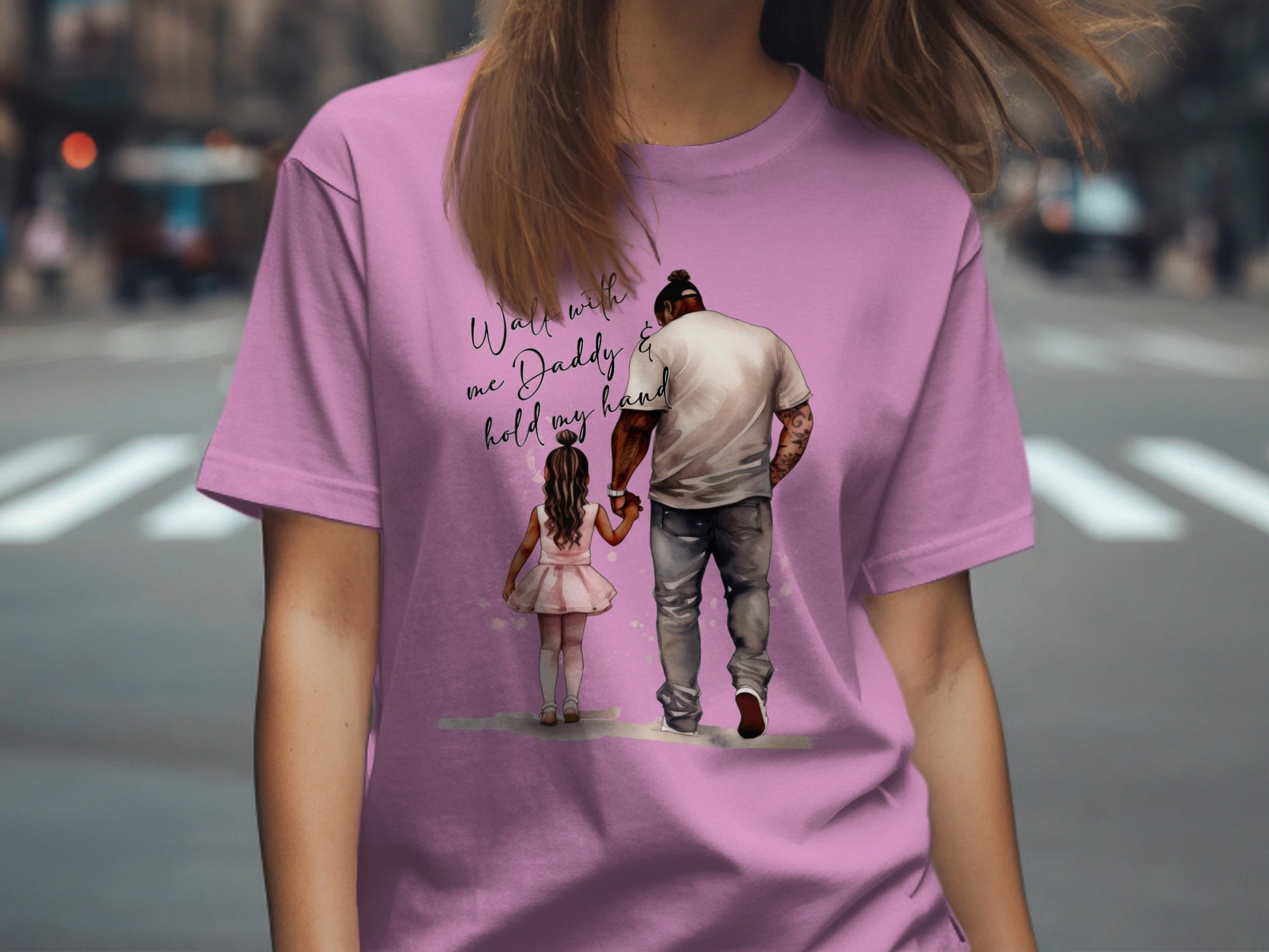Walk with Me Daddy and Hold My Hand Shirt