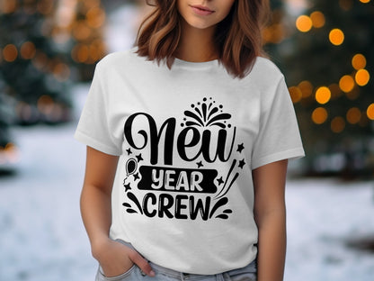 Celebrate in Style New Year Crew Graphic Tee