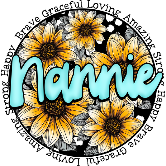 Nannie Brave Graceful Loving Amazing Strong Happy product