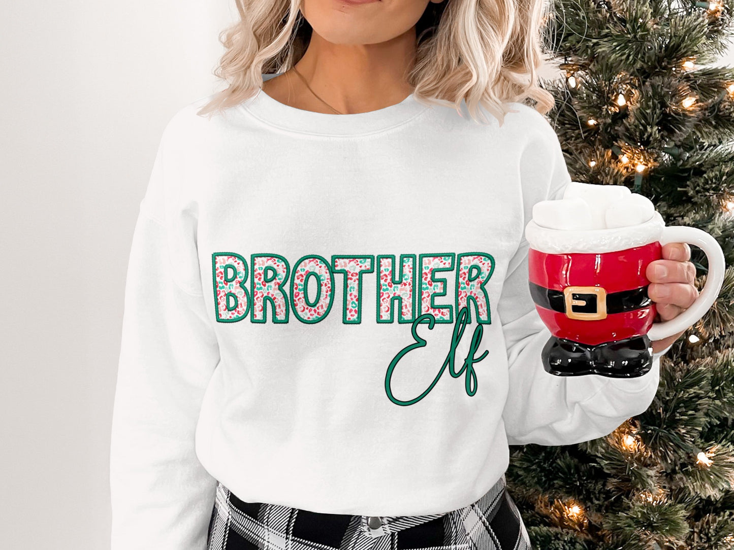 Festive Brother Elf Sweater for Holiday Celebrations