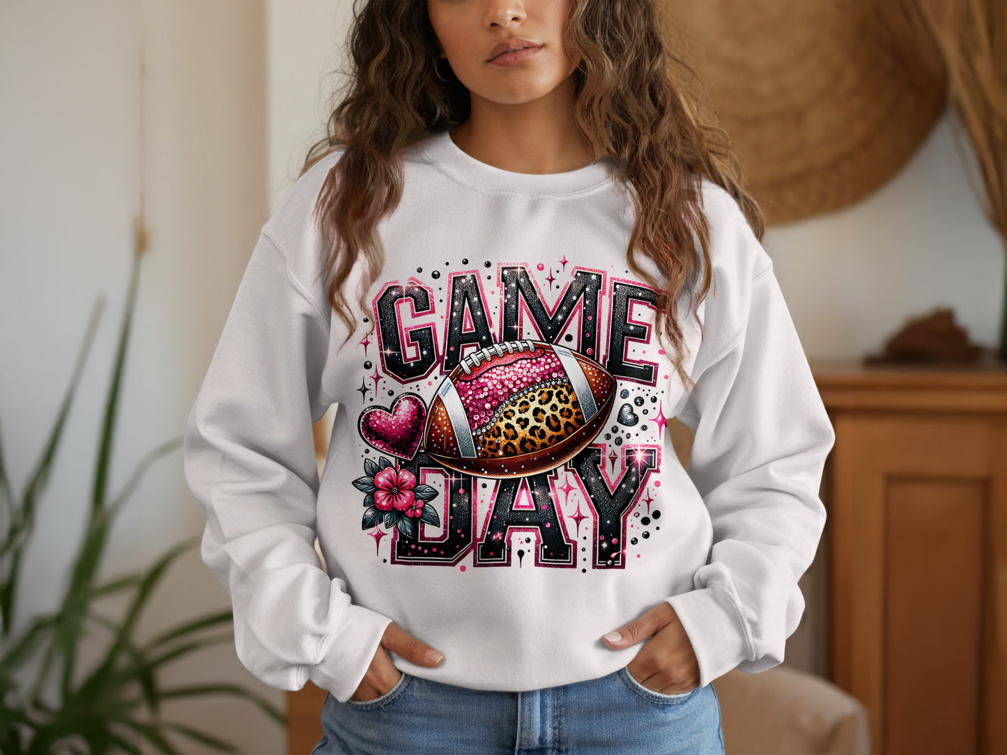 Game Day Football Graphic Women's Sweatshirt product