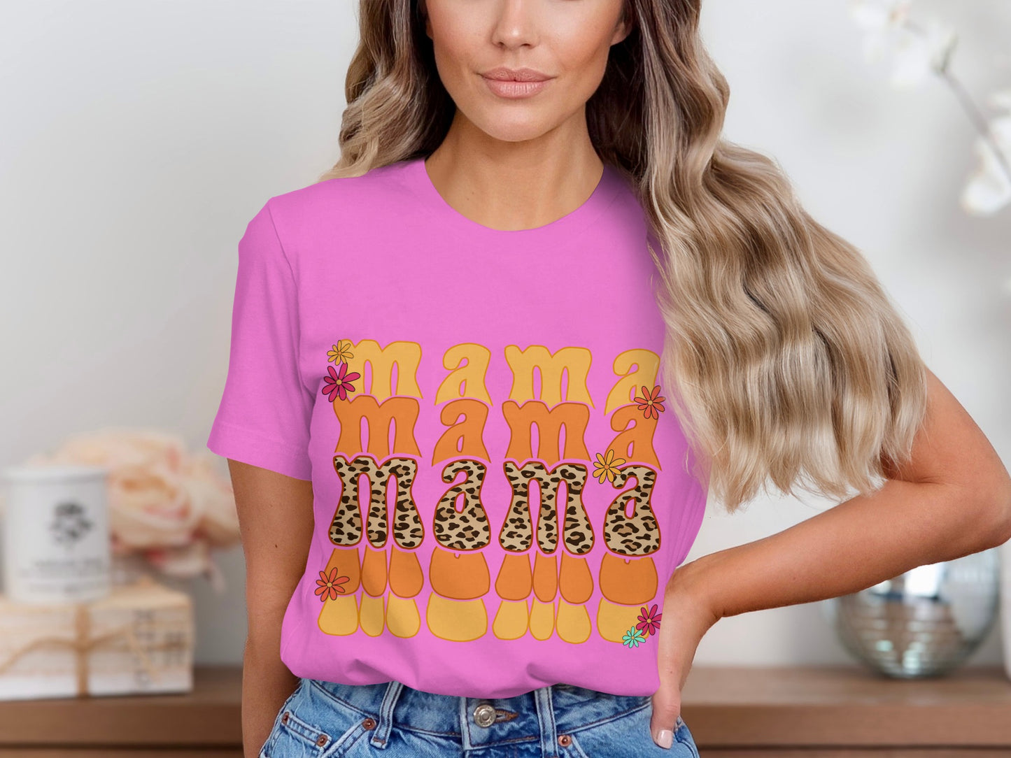 Mama Mama Mama Graphic T-Shirt for Casual Outfits