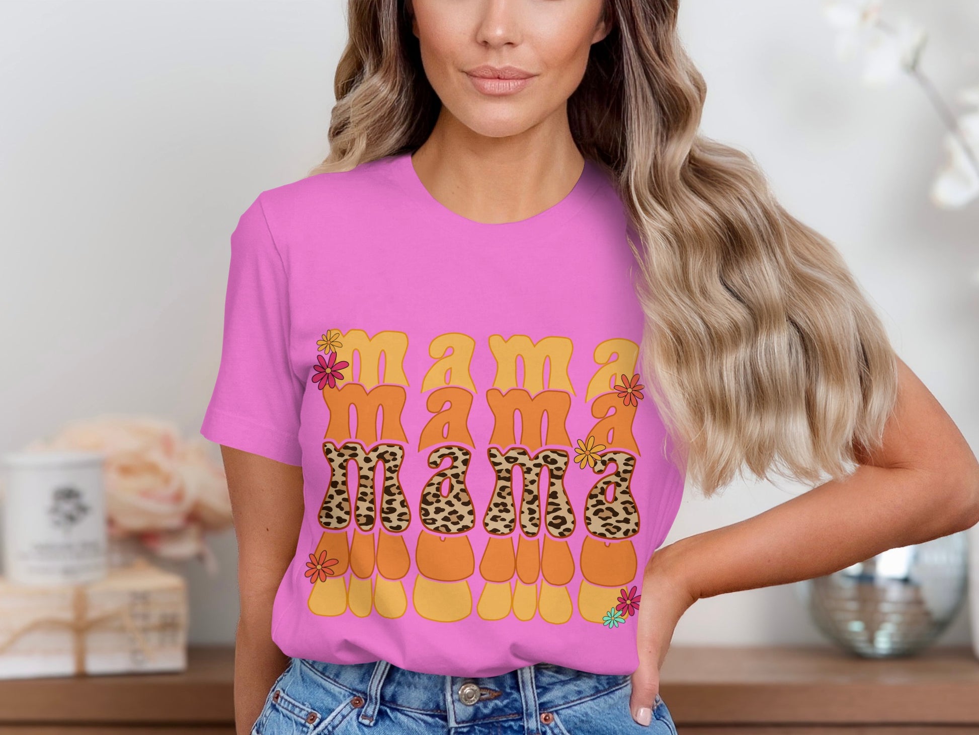 Mama Mama Mama Graphic T-Shirt for Casual Outfits