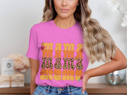 Mama Mama Mama Graphic T-Shirt for Casual Outfits