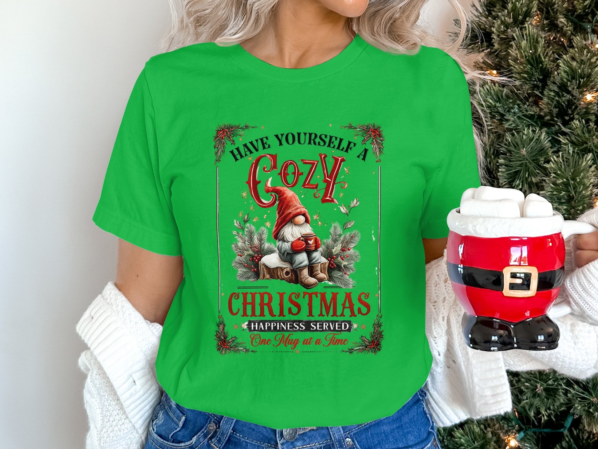 Have Yourself a Cozy Christmas Happiness T-Shirt