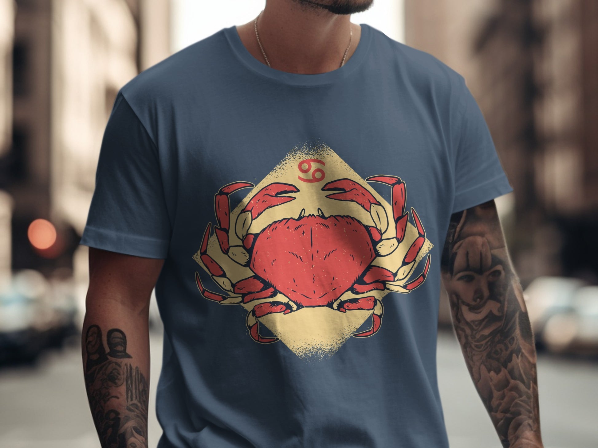Cancer Zodiac Symbol Crab Graphic T-shirt product