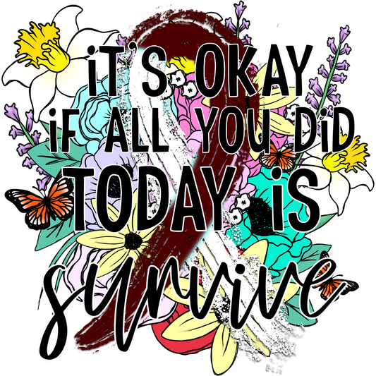 Inspirational Floral Message Graphic Design Shirt