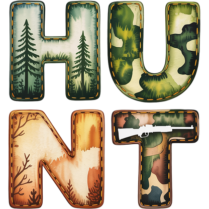 Woodland Camouflage Hunting Decor For Nature Lovers