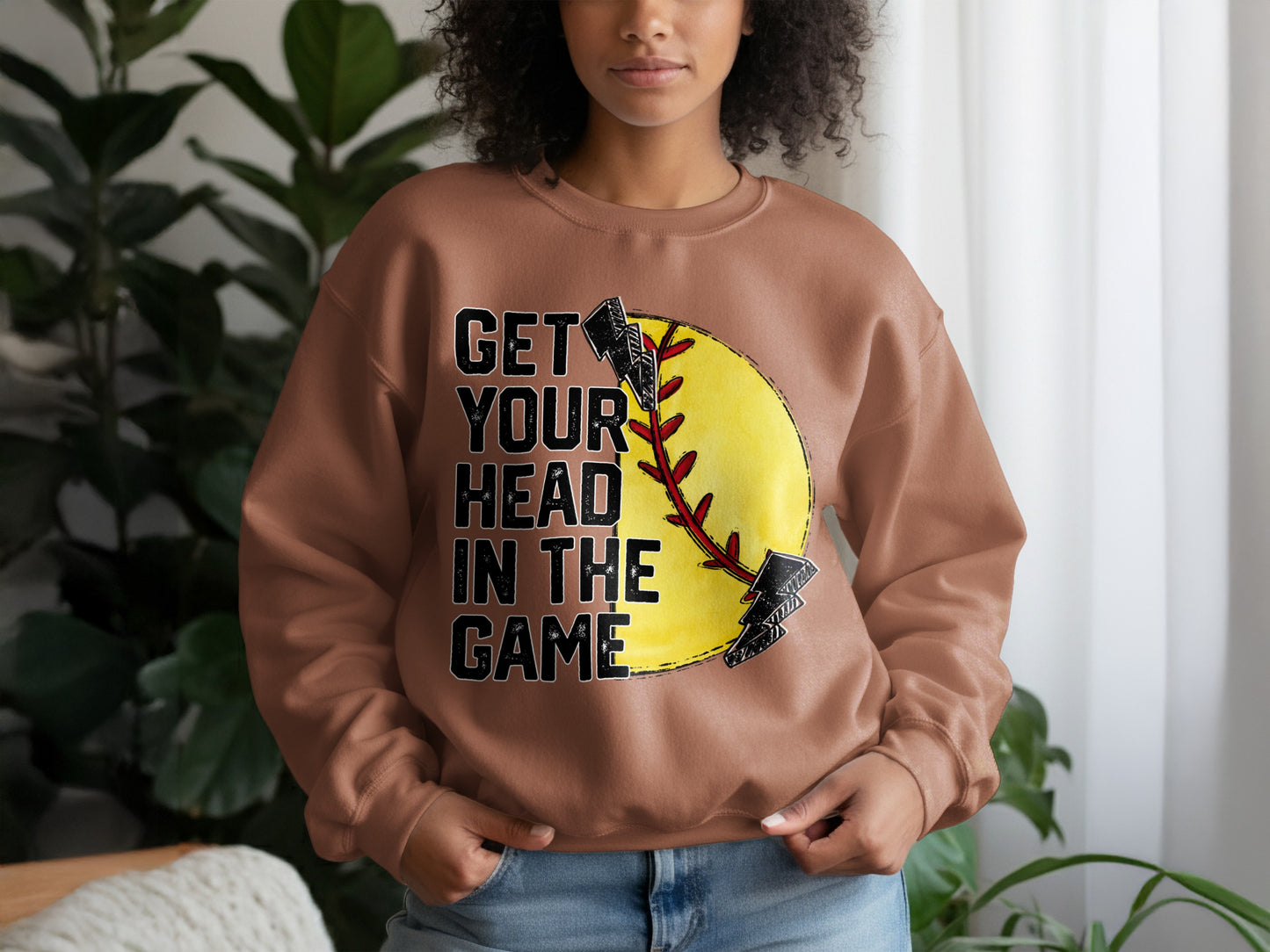 Get Your Head in the Game Graphic Sweatshirt