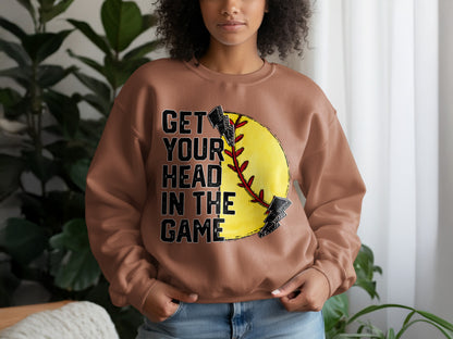Get Your Head in the Game Graphic Sweatshirt