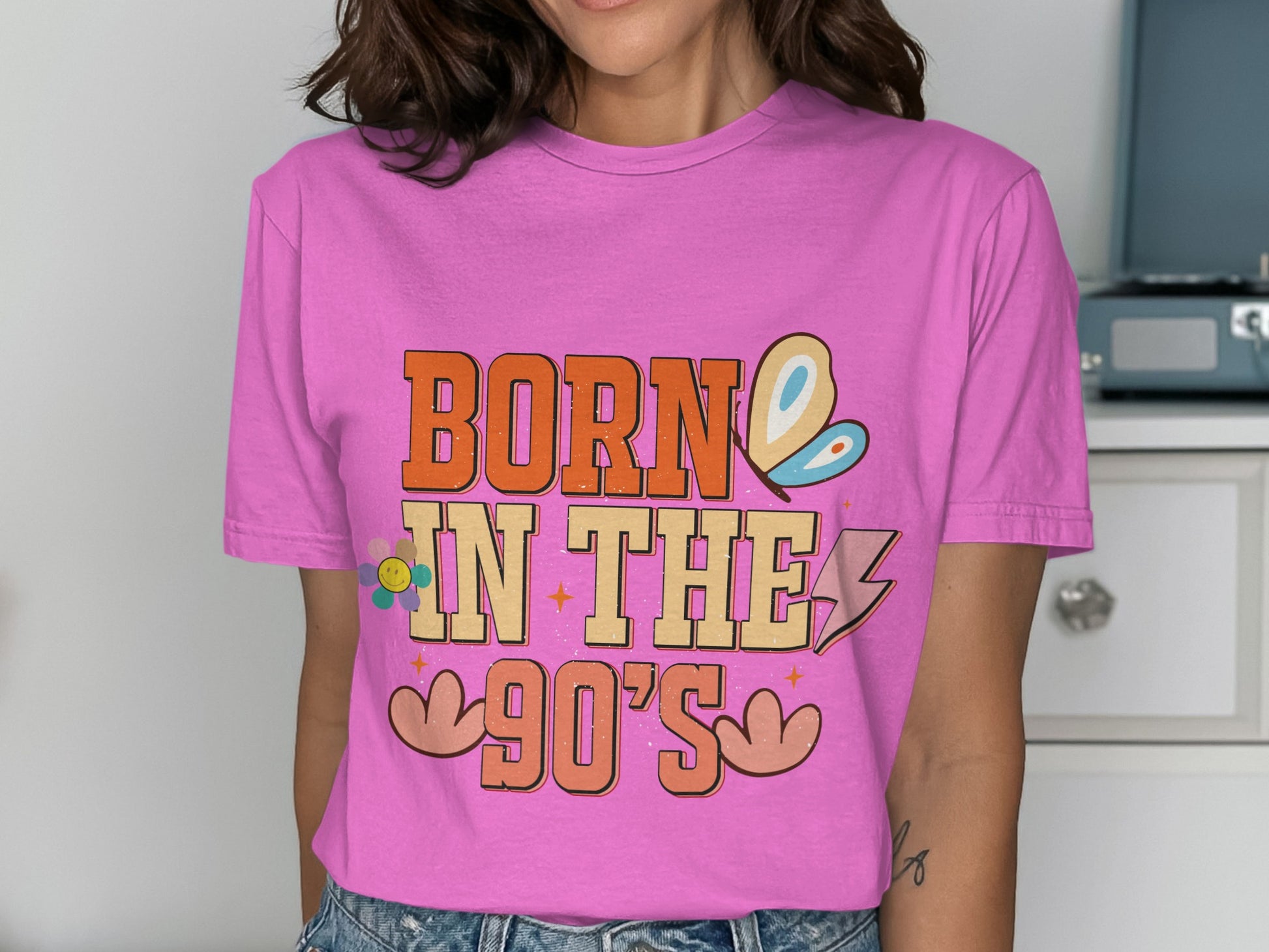 Born in The 90's Graphic T-Shirt Retro Style