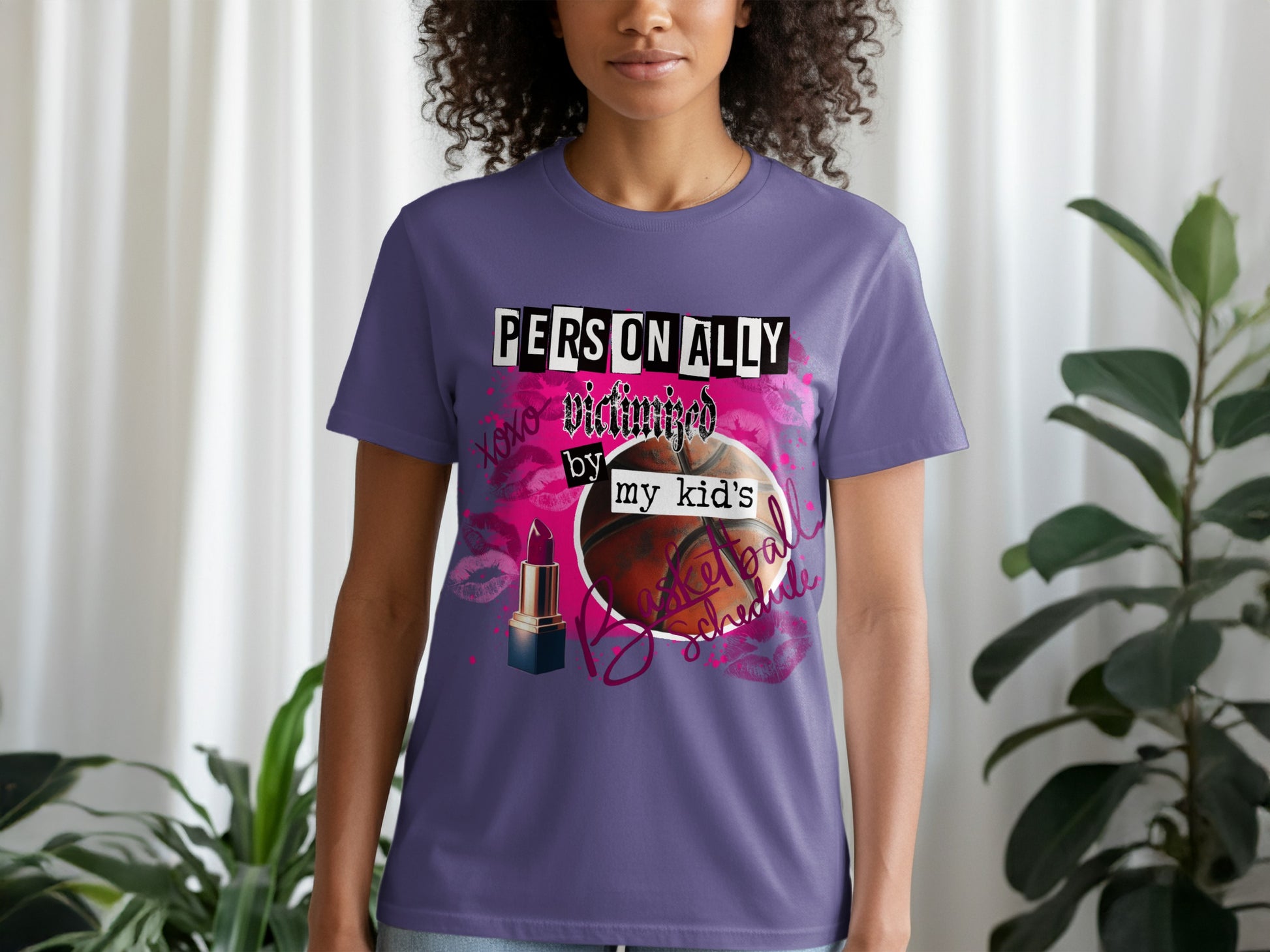 Personally Damaged By My Kid's Basketball T-shirt