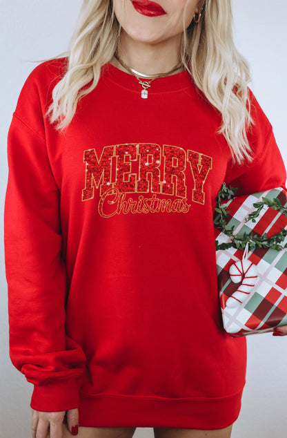 Merry Christmas Holiday Sweatshirt Festive Season