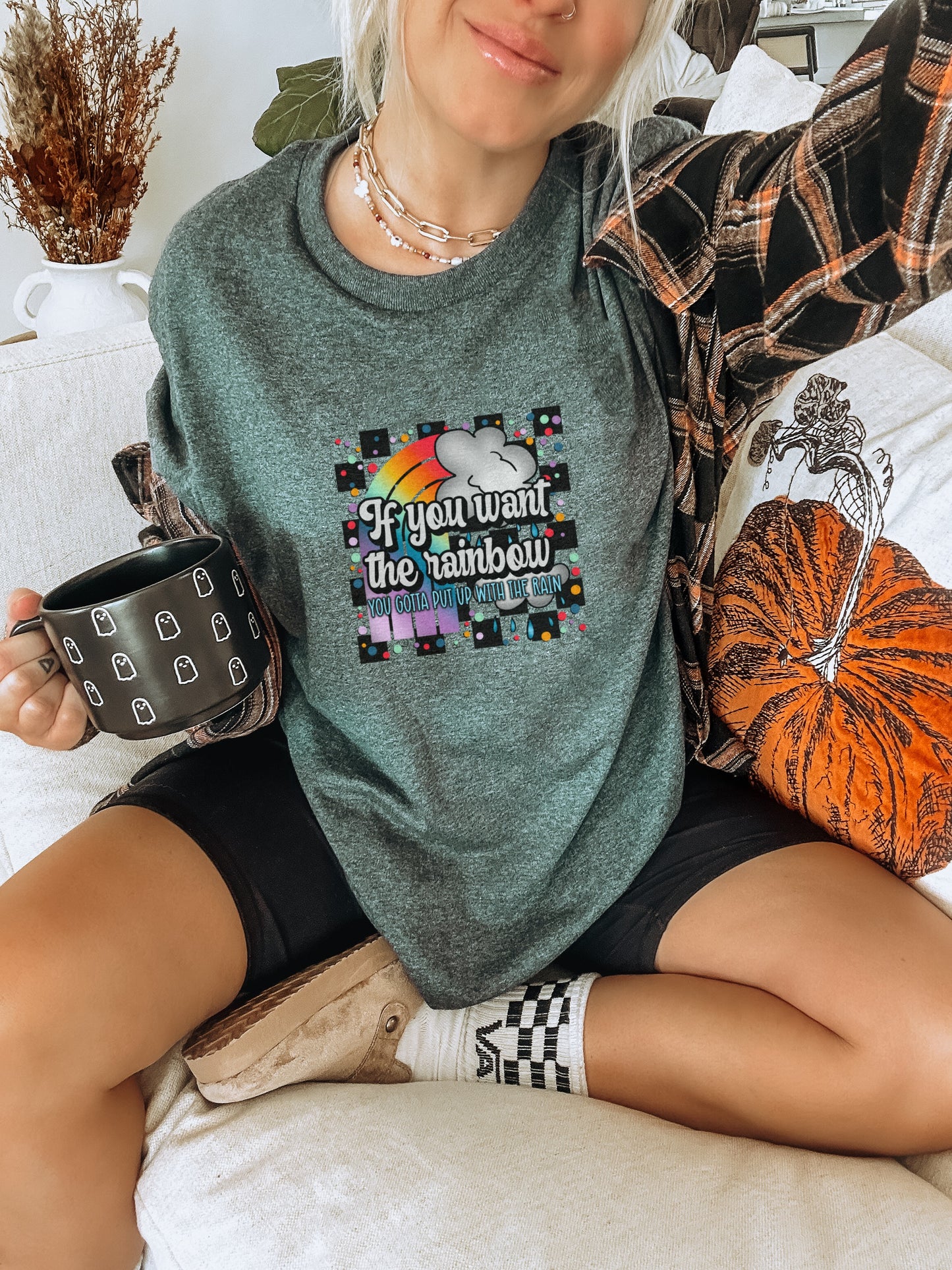 If You Want the Rainbow Graphic Shirt Product