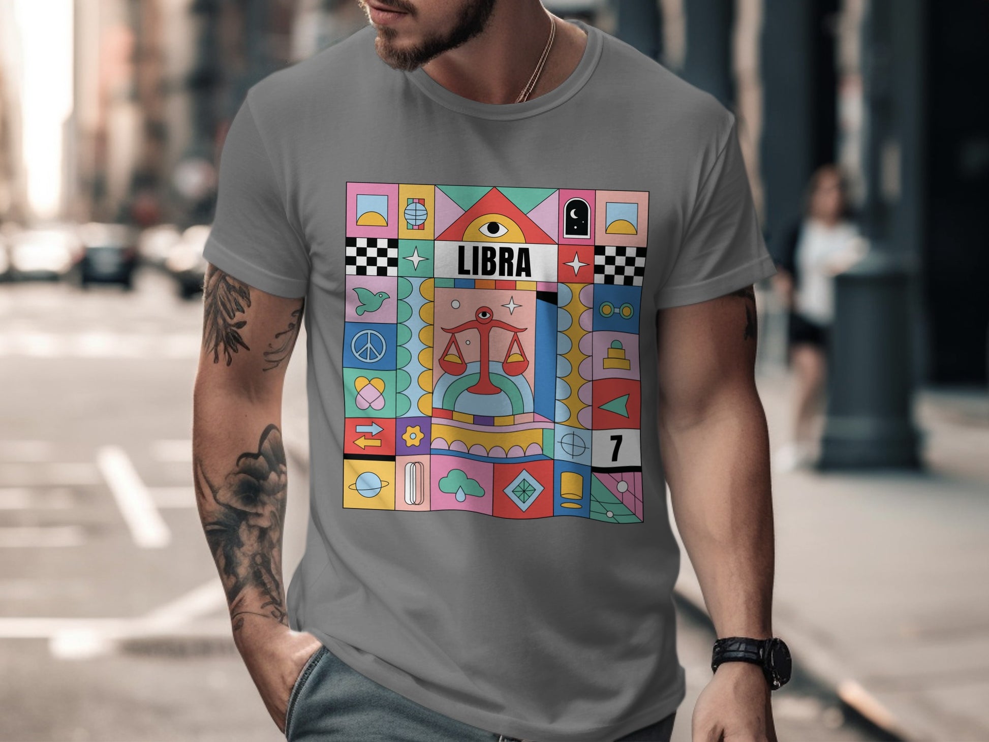 Libra Astrology Art Graphic Unisex T-Shirt product