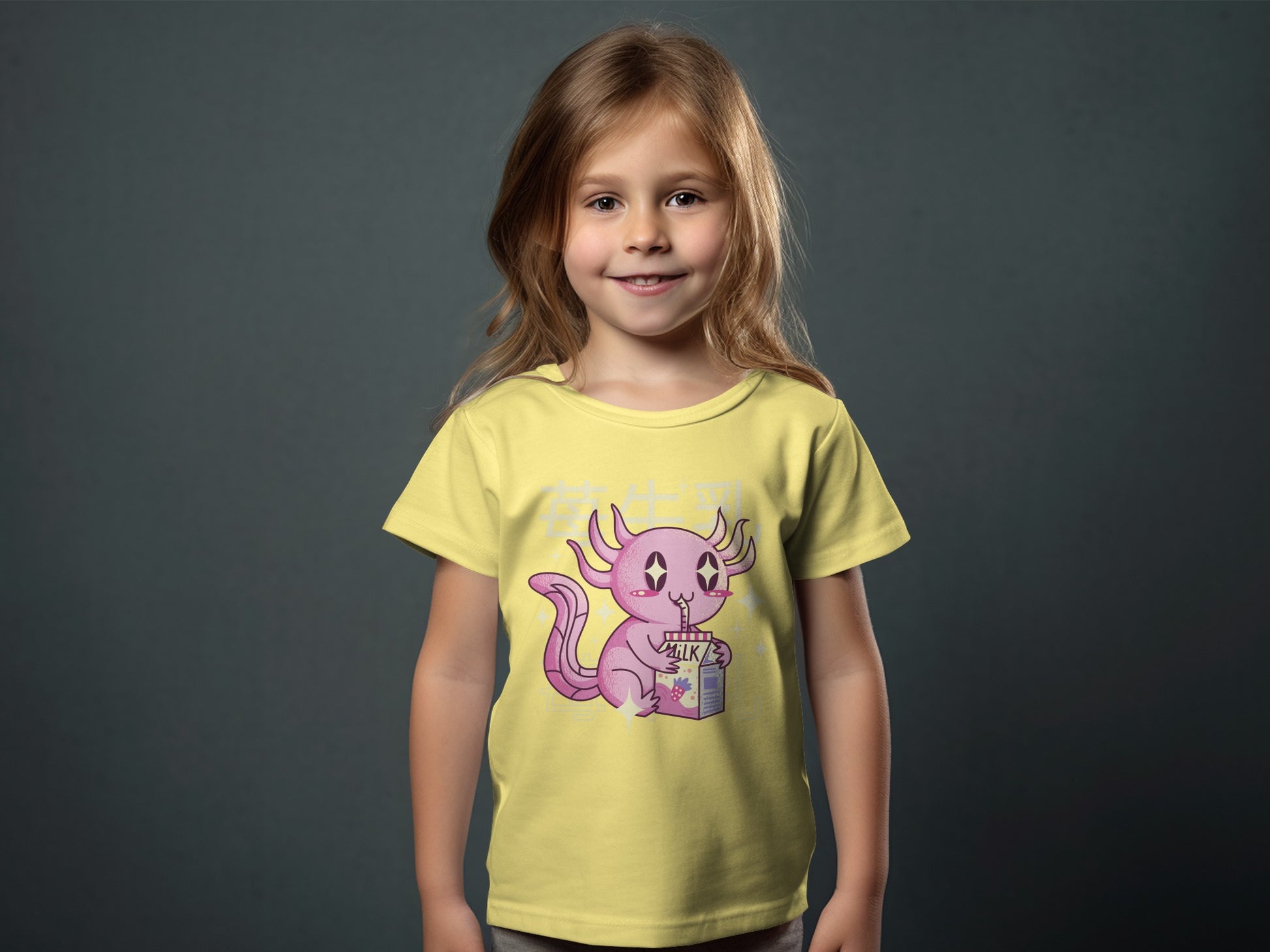 Cute Purple Dragon Holding Book Girl's T-Shirt