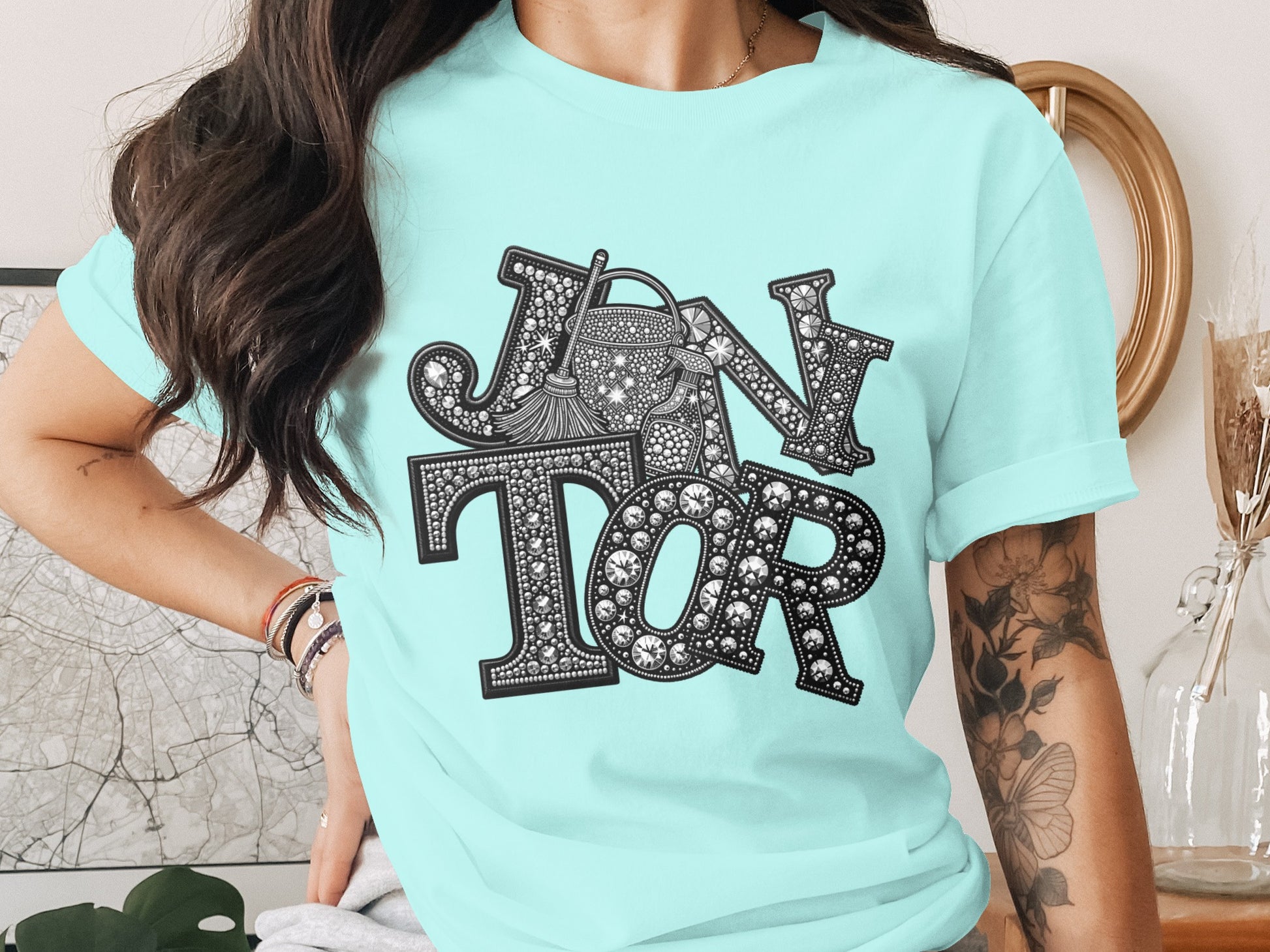 Overstated Initials Graphic Novelty T-shirt