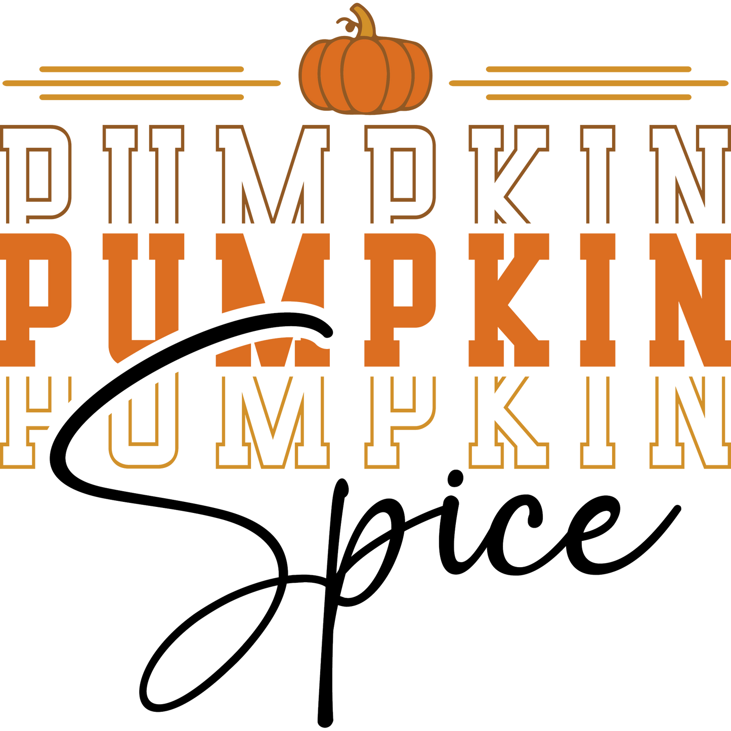 Pumpkin Spice Themed Apparel for Fall Festivities