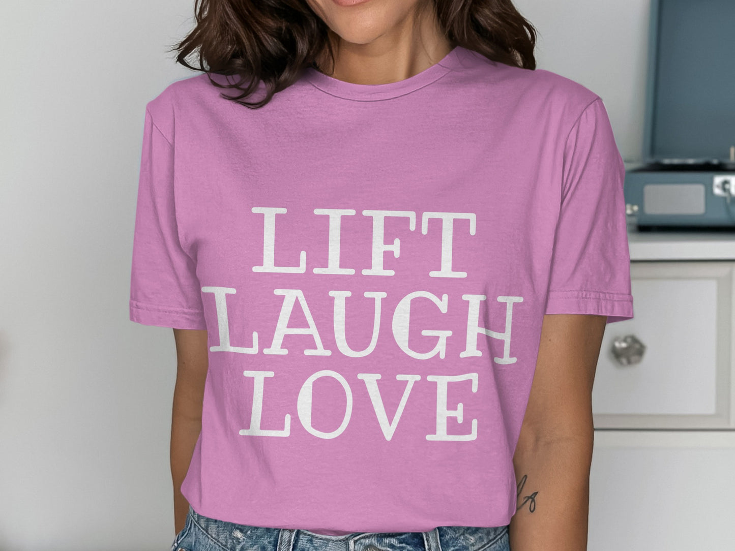 Lift Laugh Love Graphic Tee