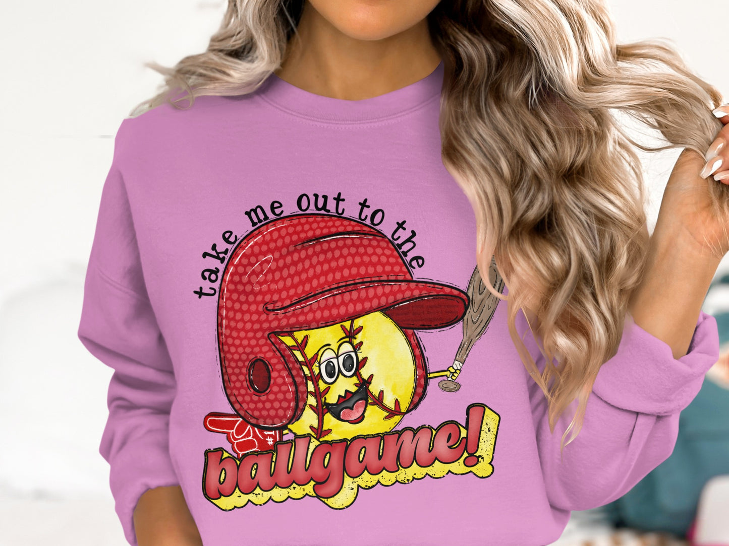 Take me out to the ballgame sweatshirt