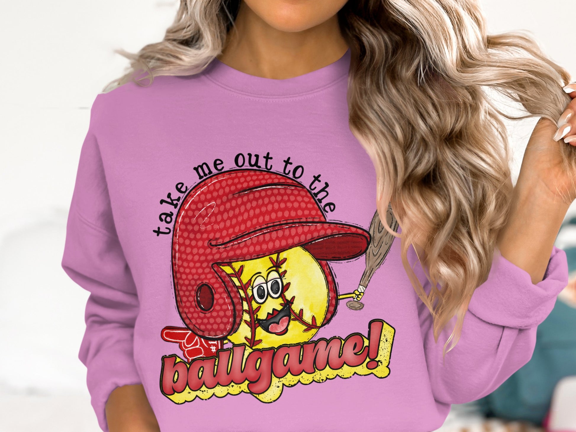 Take me out to the ballgame sweatshirt