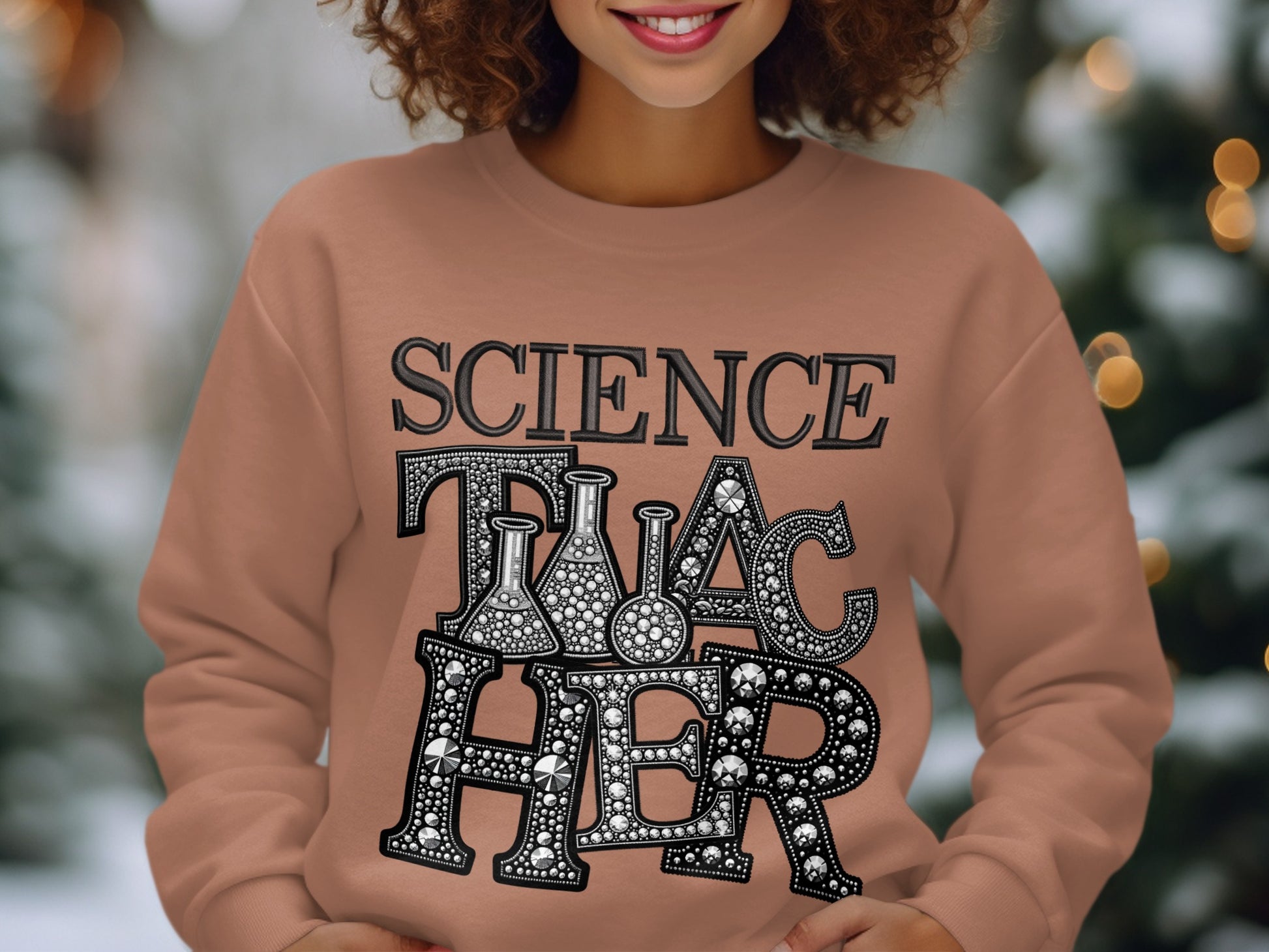 Science Teacher Graphic Sweatshirt