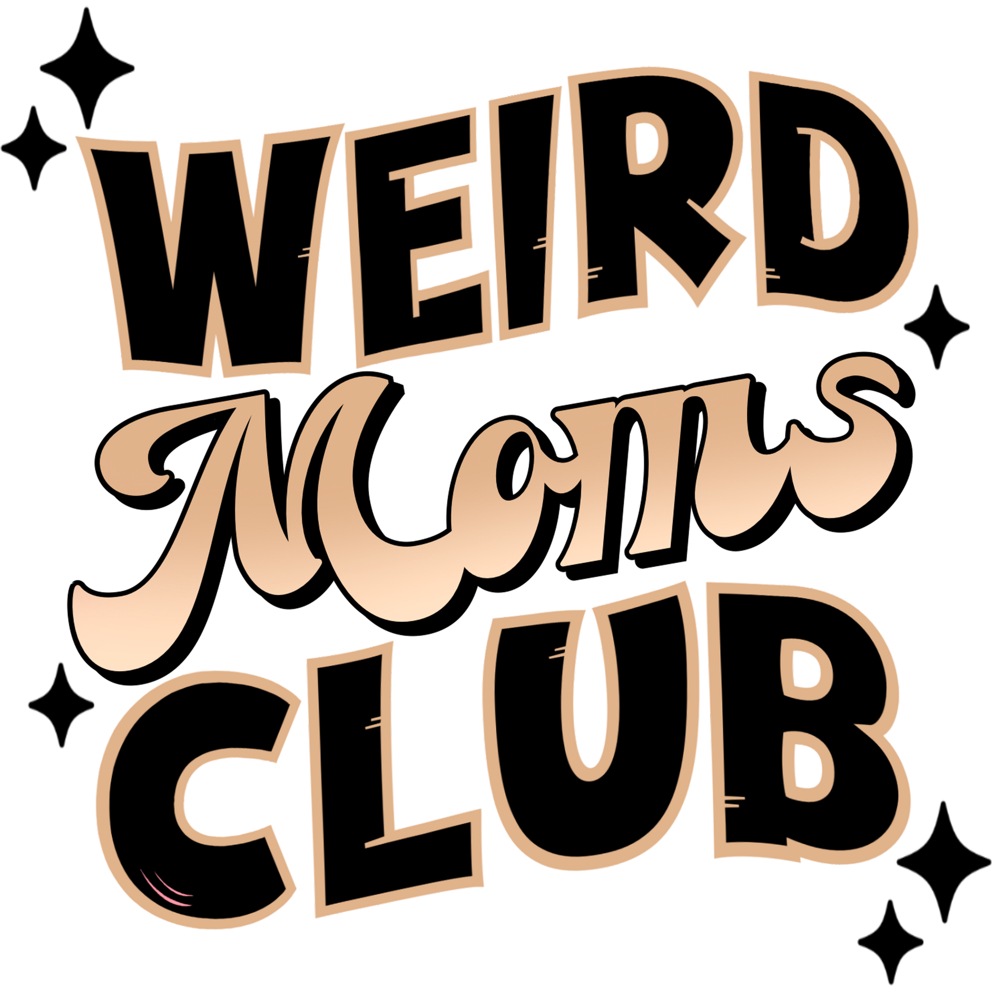 Weird Moms Club Fun Graphic Design product