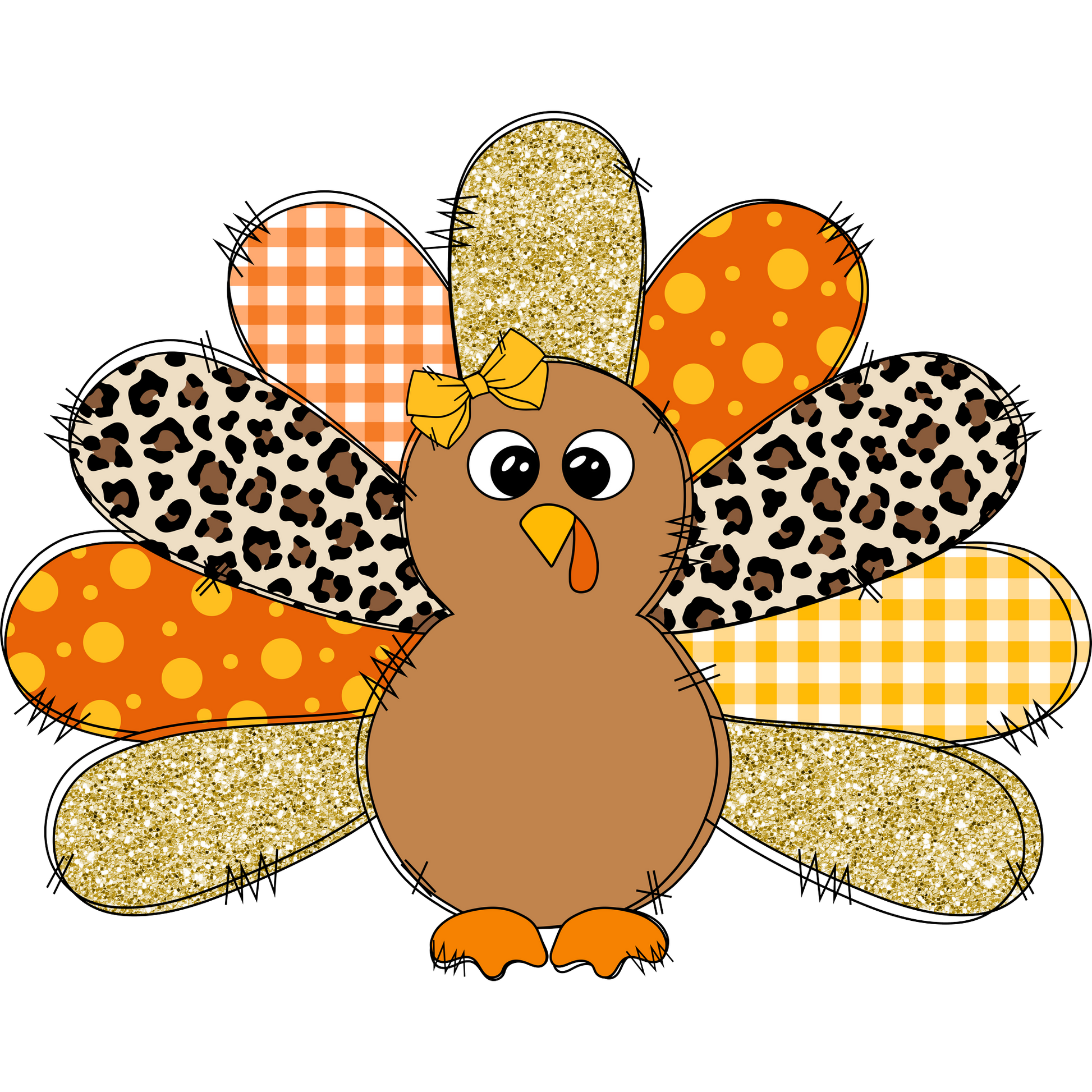 Festive Thanksgiving Turkey Design for Seasonal Decor