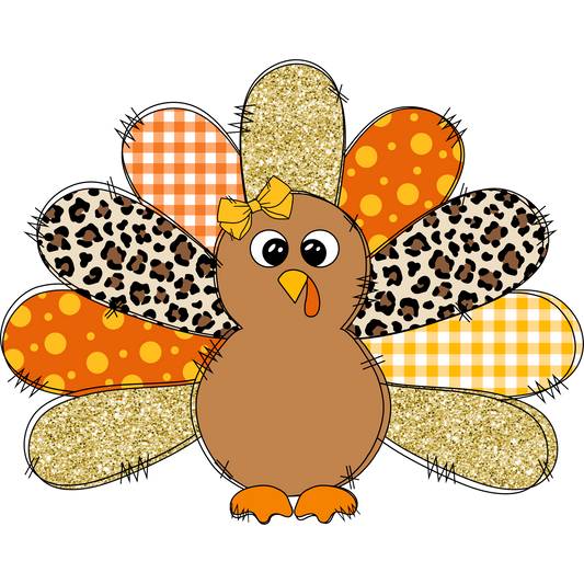 Festive Thanksgiving Turkey Design for Seasonal Decor