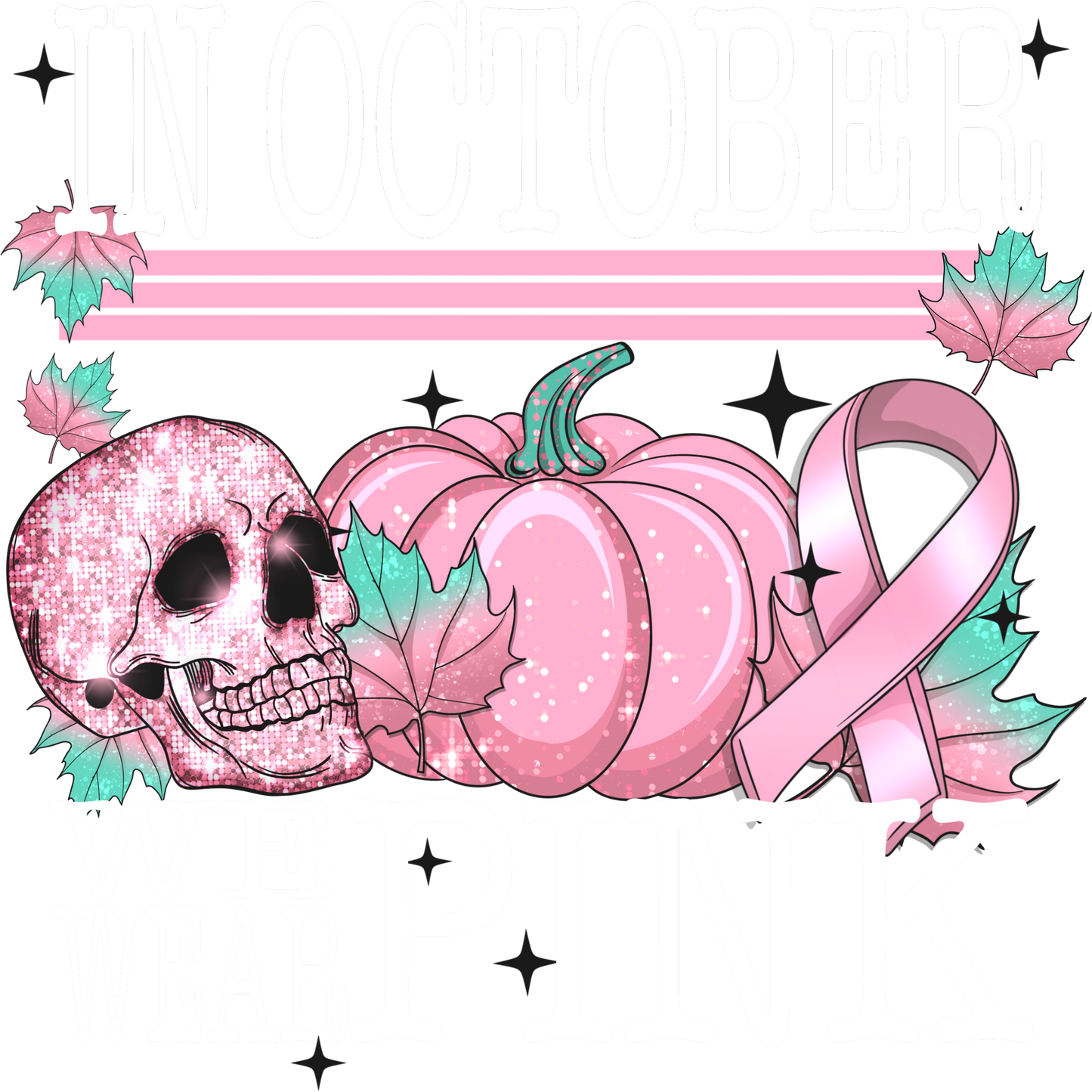 In October We Wear Pink Halloween themed attire
