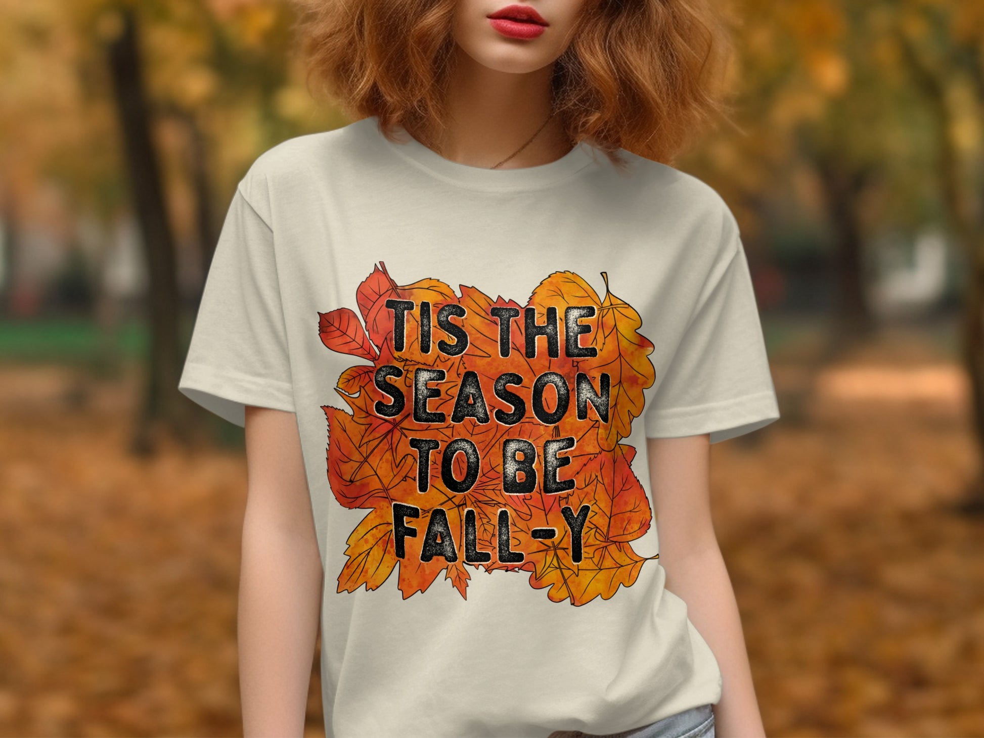 Tis The Season To Be Fall-Y Autumn-Themed Shirt