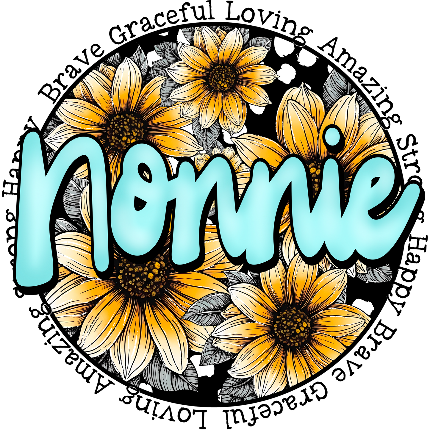 Nonnie Brave Graceful Loving Amazing Strong Happy product