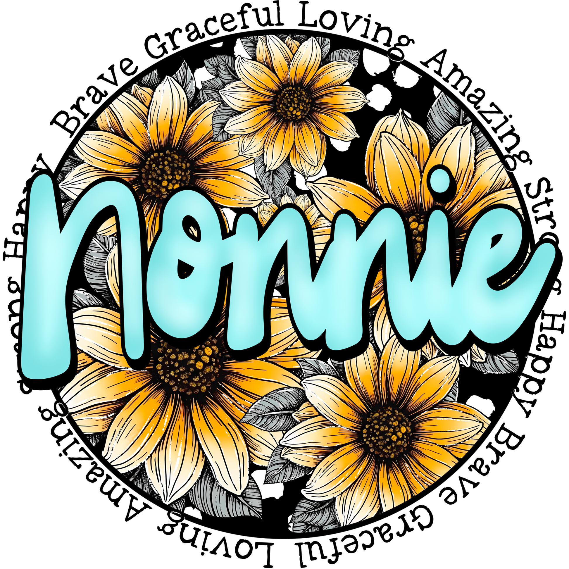 Nonnie Brave Graceful Loving Amazing Strong Happy product